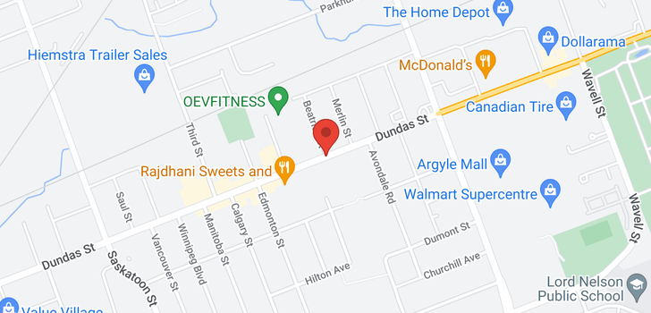 map of 408-755 MCGILL ROAD